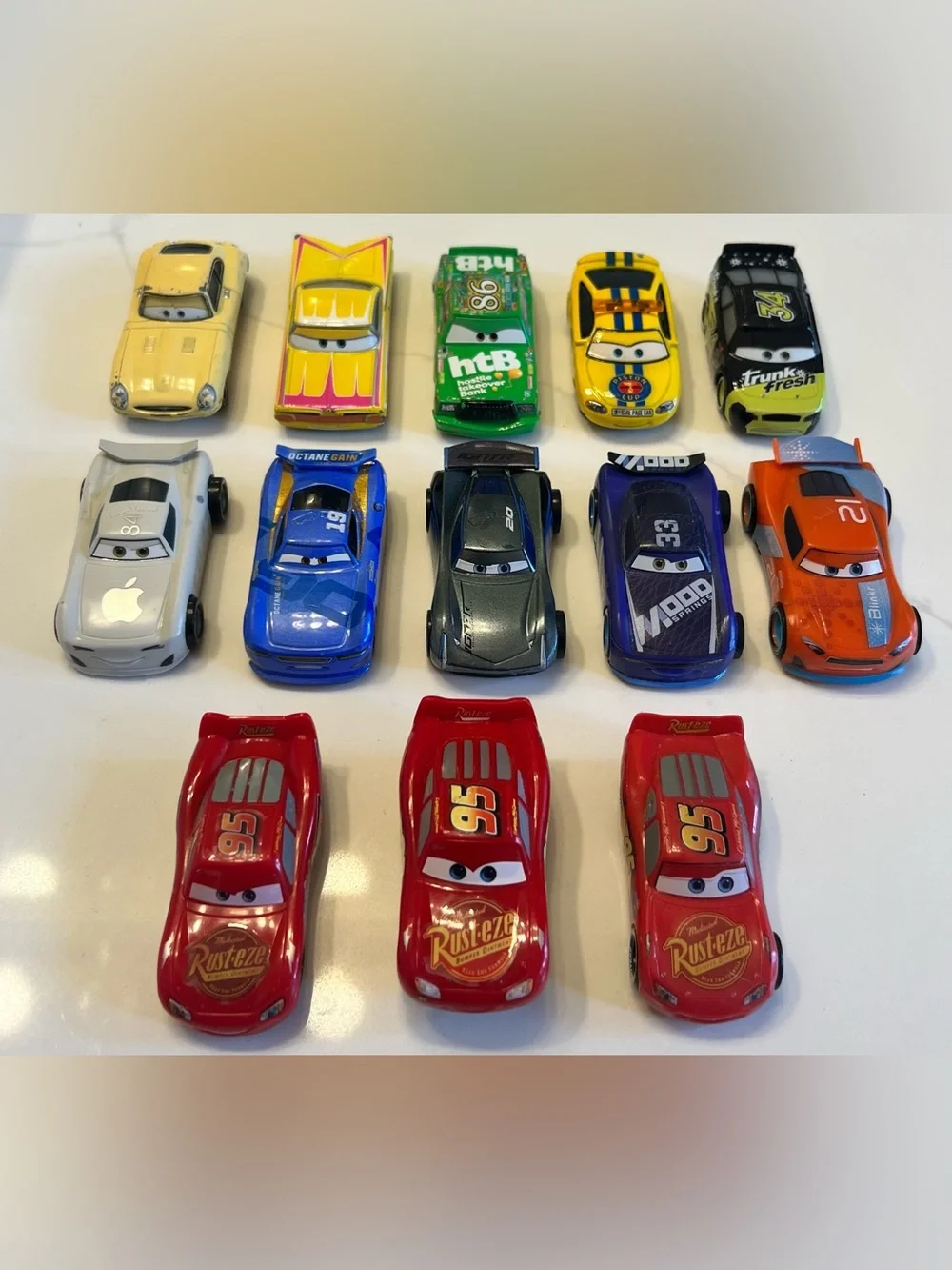 13 Disney and Pixar Cars Die-Cast Vehicles